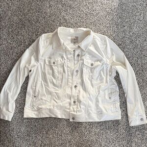 Liverpool White Jean Jacket